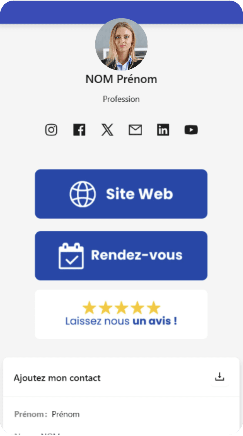 Page personnalisée 1